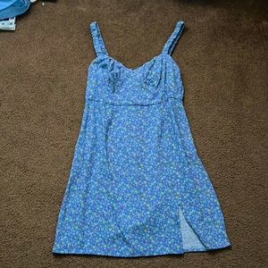 Aeropostale Dress, Purple and blue, floral, size medium